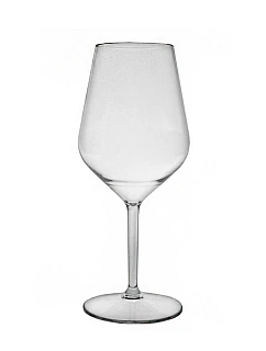 Číry nerozbitný plastový pohár na víno 470 ml 6 balení