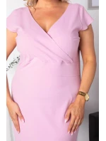 Dámske šaty SA616 staroružové - Karko Dámske šaty SA616 staroružové - Karko