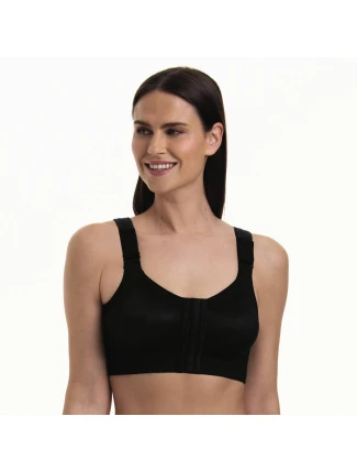 Kompresná podprsenka Leeds s predným zapínaním 4111 čierna - Anita Care Kompresná podprsenka Leeds s predným zapínaním 4111 čierna - Anita Care