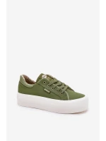 Lee Cooper Dámske tenisky na platforme LCW-25-31-3449L Green Lee Cooper Dámske tenisky na platforme LCW-25-31-3449L Green