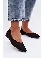 Balerínky Eco Suede Black Lelisa Balerínky Eco Suede Black Lelisa