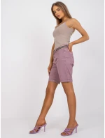 Šortky D63990Z62190Z tmavo ružové