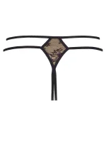 Tangá Peanut tarte V-7848 čierna/béžová - Axami Tangá Peanut tarte V-7848 čierna/béžová - Axami