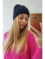 Fleecová čiapka Marta K231 navy blue