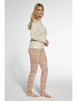 DÁMSKE PYŽAMO DR 671/344 VEČERNÉ DÁMSKE PYŽAMO DR 671/344 VEČERNÉ