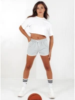 Dámske tepláky TOP SPORT svetlo šedé FashionStreet SY0406