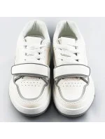 Bielo-šedé dámske dvojfarebné tenisky "adidasky" (AD-585) Bielo-šedé dámske dvojfarebné tenisky "adidasky" (AD-585)