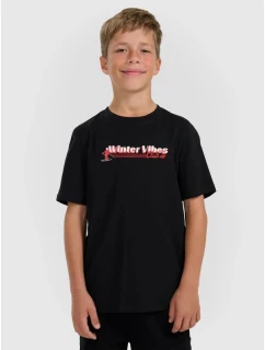 Chlapčenské tričko s potlačou 4F 4FJRAW25TTSHM3168-20S detské tričko