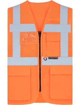 Korntex KXEXQ – Athens Hi-Vis multifunkčná vesta 76.XEXQ, vysoká viditeľnosť, oranžová Korntex KXEXQ – Athens Hi-Vis multifunkčná vesta 76.XEXQ, vysoká viditeľnosť, oranžová