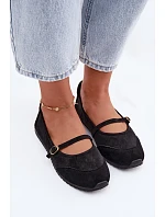 Športové baleríny s remienkom Black Charmy Športové baleríny s remienkom Black Charmy