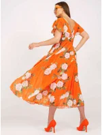 Šaty DHJ SK 15722.67P oranžové