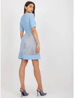 LK SK 506551 šaty.76P svetlo modrá