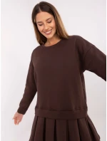 Šaty MI SK 3249.98 tmavohnedé