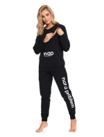Dámske tehotenské nohavice / tepláky SPO.4238. čierna - Doktor Nap Dámske tehotenské nohavice / tepláky SPO.4238. čierna - Doktor Nap