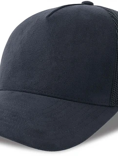 Atlantis Headwear Rapper Suede-S 5-panelová truckerová čiapka 33.0261 námornícka modrá