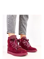 Športová zimná obuv C2077 burgundy -Solea Športová zimná obuv C2077 burgundy -Solea