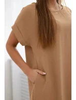 Šaty s vreckami Velbloud