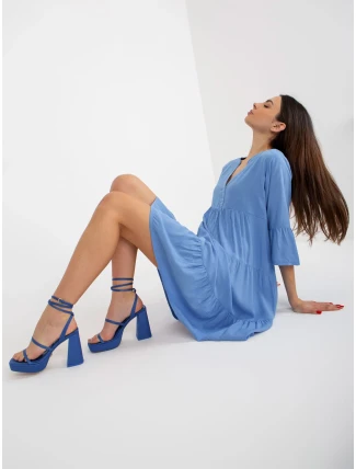 Šaty D73761M30214C modré Šaty D73761M30214C modré