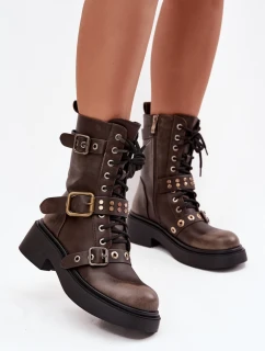 Šnurovanie vyšší model 219841 Krok v štýle