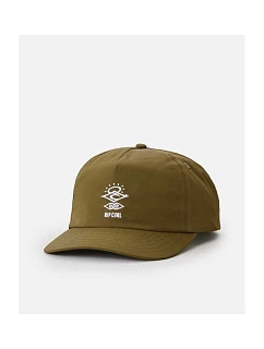 Čiapka s kšiltom RIP CURL Icons Search Sb Cap v olivovej farbe