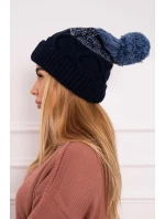 Fleecová čiapka Alice K248 denim+blue