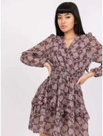 Dámske šaty-TW-SK-BI-0928-3.48-hnedé Dámske šaty-TW-SK-BI-0928-3.48-hnedé