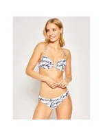 Dámske dvojdielne plavky 262438 0P310 63210 bielomodrá - Emporio Armani