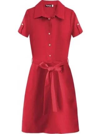 Dámske šaty s golierikom 431 - Inpress Dámske šaty s golierikom 431 - Inpress