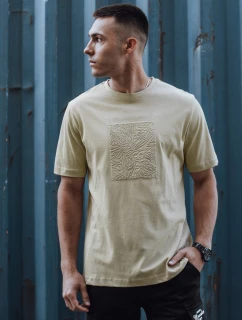 FashionStreet béžové pánske tričko RX5518