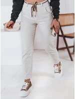 Dámske džínsové nohavice mom fit STREETSTYLE light beige FashionStreet UY2375 Dámske džínsové nohavice mom fit STREETSTYLE light beige FashionStreet UY2375
