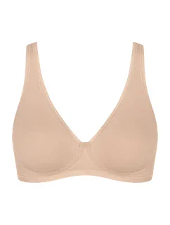 Dámska podprsenka Basic+ Soft Bra - Žltá - svetlo béžová 0026 - SLOGGI