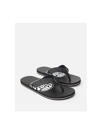 Plážové šľapky RIP CURL Ripper Bloom Open Toe, čierne