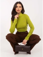 Sveter LK SW 510184.01P limetkovo zelený