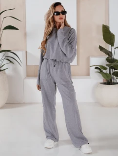 Dámske tepláky CHARM light grey FashionStreet AY0958