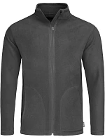 Stedman Fleece Jacket Men Pánska fleecová bunda 05.5030 grey steel