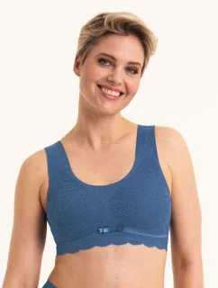 Esenciálna čipkovaná braletka s penovou výplňou 5400 blue heaven - Anita Classix