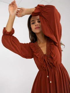 Šaty TW SK BI 0761 1.73P tmavo oranžová