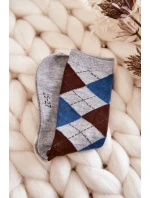 Mládežnické vysoké kostkované ponožky 5-balení vícebarevné Mládežnické vysoké kostkované ponožky 5-balení vícebarevné