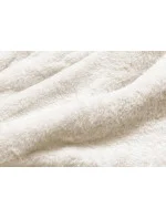 Teplá dámska zimná bunda khaki/ecru (w629big)