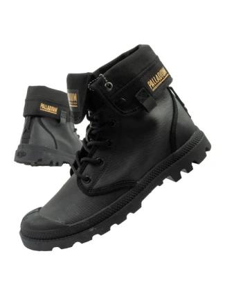 Palladium Dámske športové topánky Baggy Coated Ankle Sneakers Fashion Black Women's