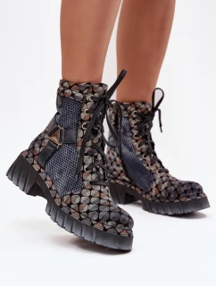 Šnurovanie vyšší model 219247 Krok v štýle