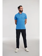 Russell Athletic 566M Pánske elastické polo tričko z piké 10.566M classic red Russell Athletic 566M Pánske elastické polo tričko z piké 10.566M classic red