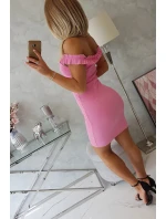 Španielske šaty s volánikmi svetlo ružové Španielske šaty s volánikmi svetlo ružové