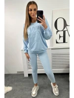 Kalifornská bavlnená súprava modrá