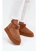 Śniegowce Damskie Na Platformie Camel Celyra