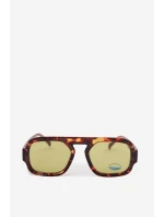 Dámské sluneční brýle s UV filtrem hnědo-zelené