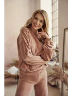 Dámska tepláková súprava Belle 3023 01 Brown and beige - Taro