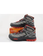 Aku pánska turistická členková obuv Rocket Gore-tex sivá červená
