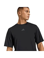 Pánske tričko adidas D4T PrimeLift 3 Stripes, čierne, KE9937 Pánske tričko adidas D4T PrimeLift 3 Stripes, čierne, KE9937