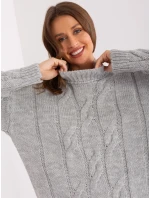 LC SK 1561 šaty.34X sivá